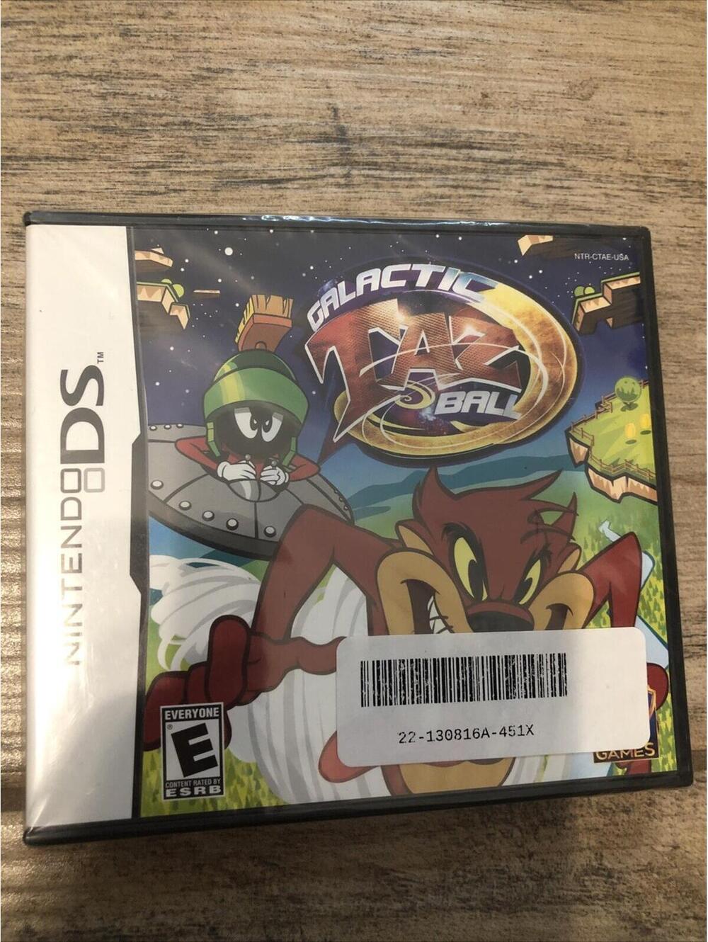 SEALED‎ Galactic Taz Ball (Nintendo DS, 2010) CIB, New, Unopened
